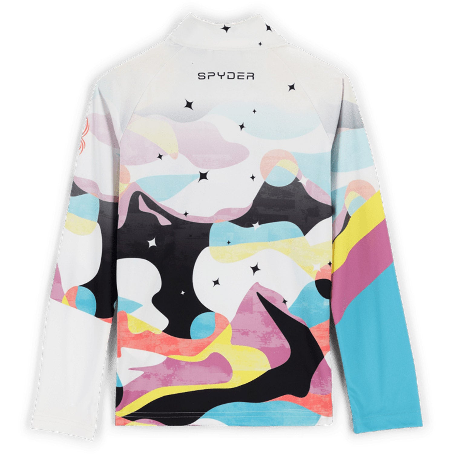 Spyder Surface Half Zip Girls Skivvy White