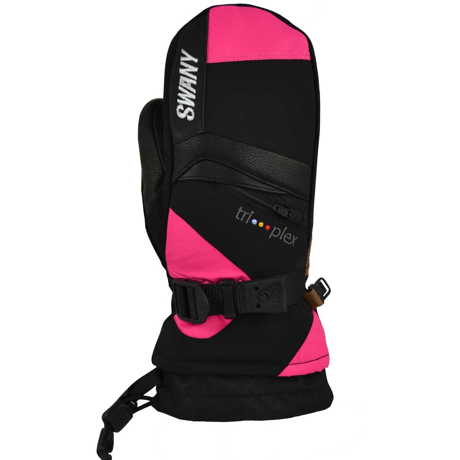 Swany X-Change Junior Ski Mitt 2018 Black / Magenta 1