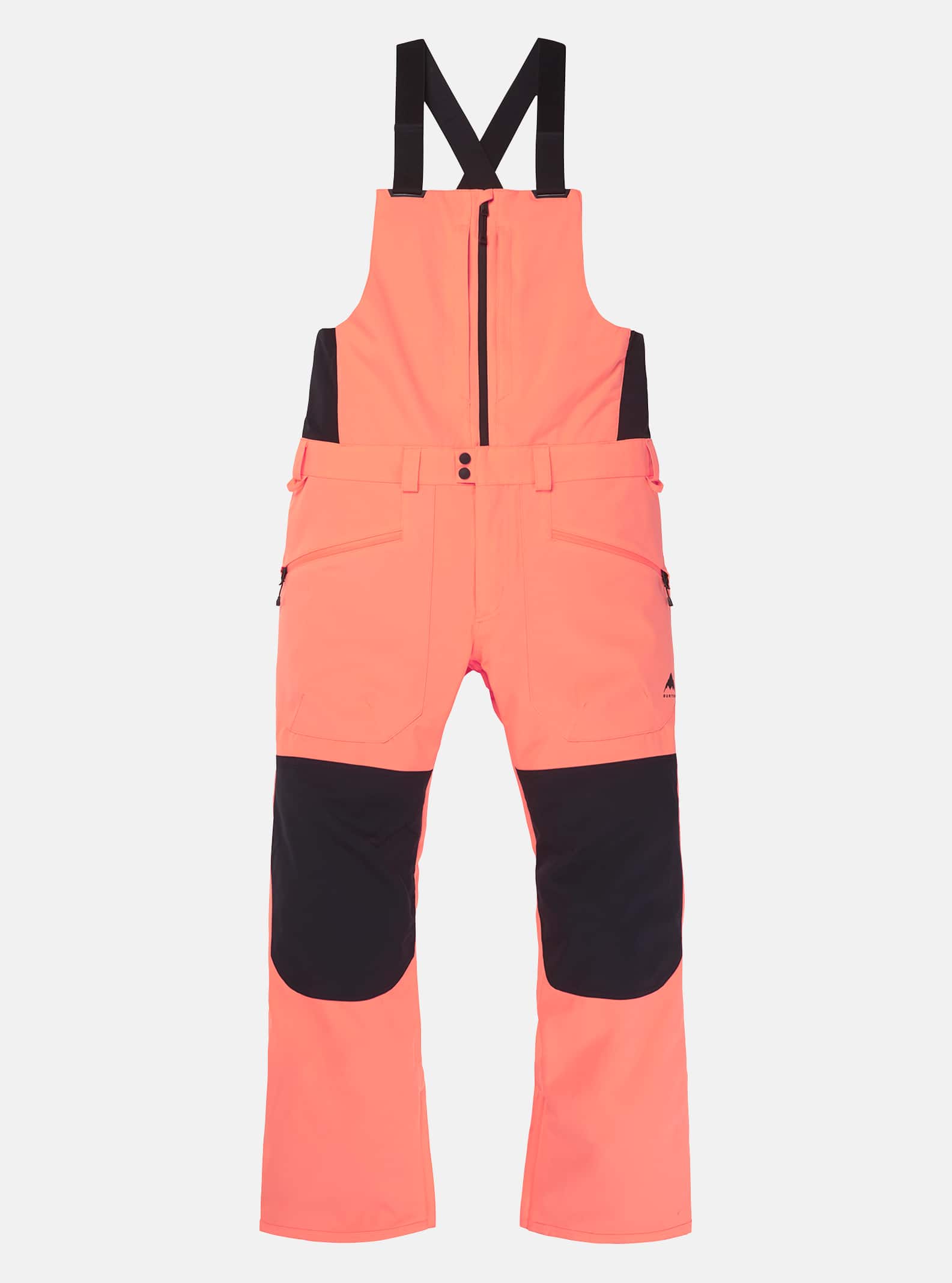 Burton Men's Burton Reserve 2L Bib Pants Tetra Orange/True Black