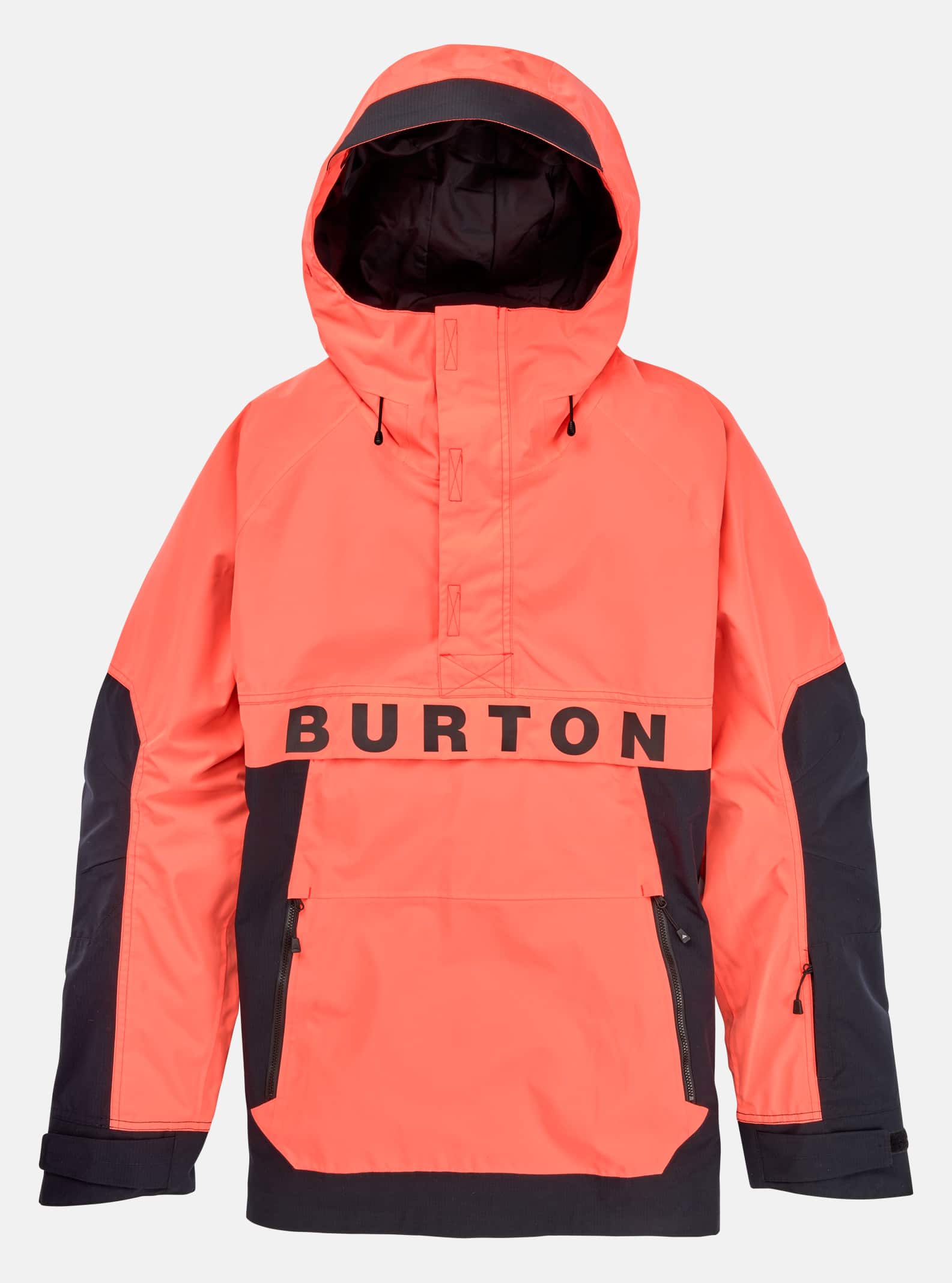 Burton Men's Burton Frostner 2L Anorak Jacket Tetra Orange/True Black