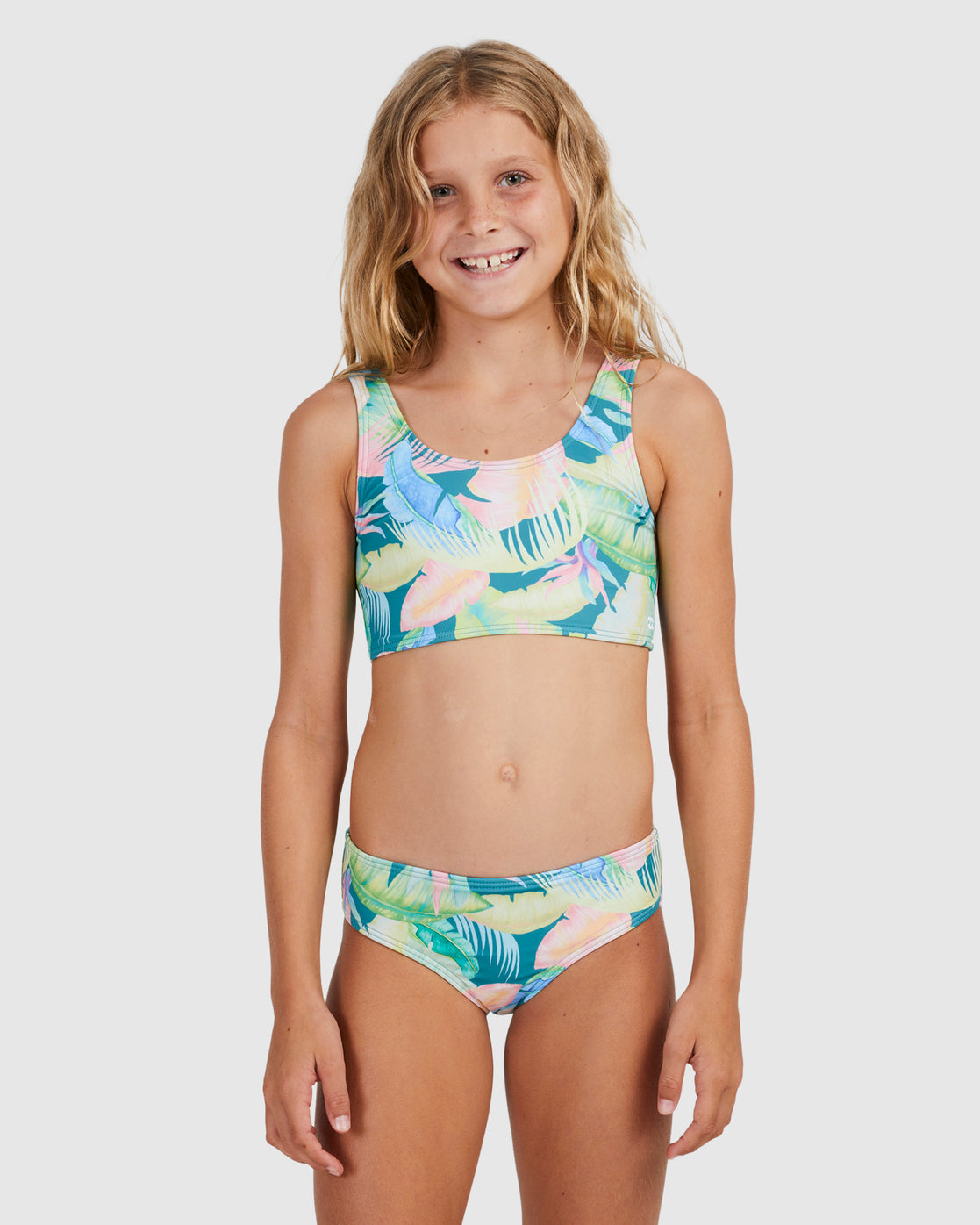 Girls 6-14 Marine Tropic Tank Set