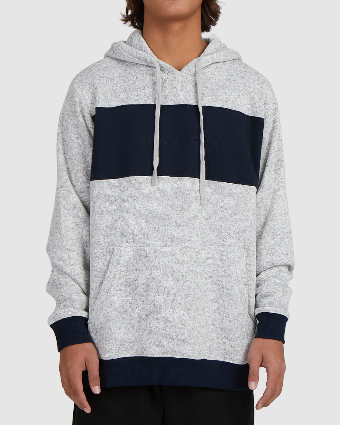 Banded Die Cut Hooded Sweater
