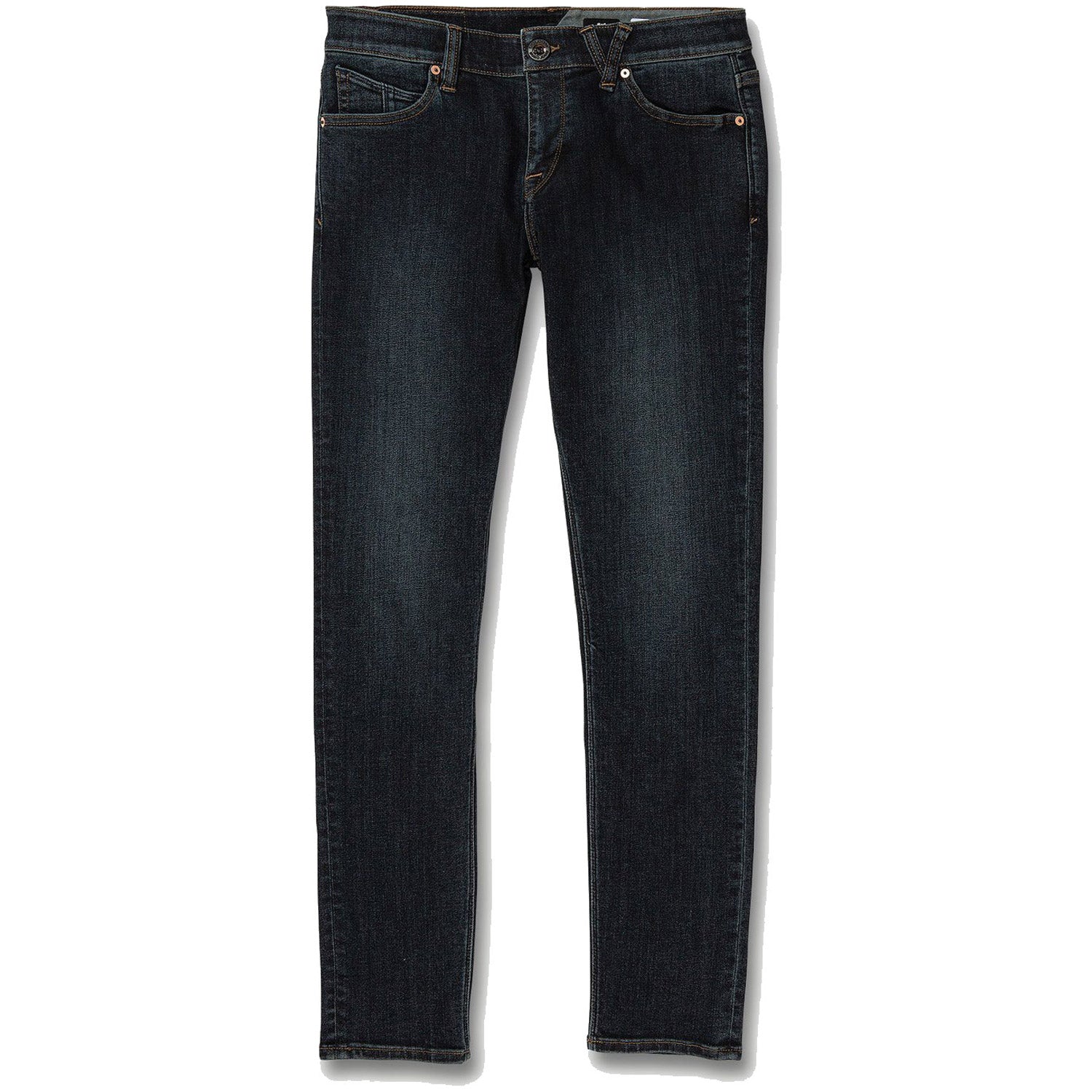 Volcom 2X4 Tapered Skinny Fit Jeans Vintange Blue