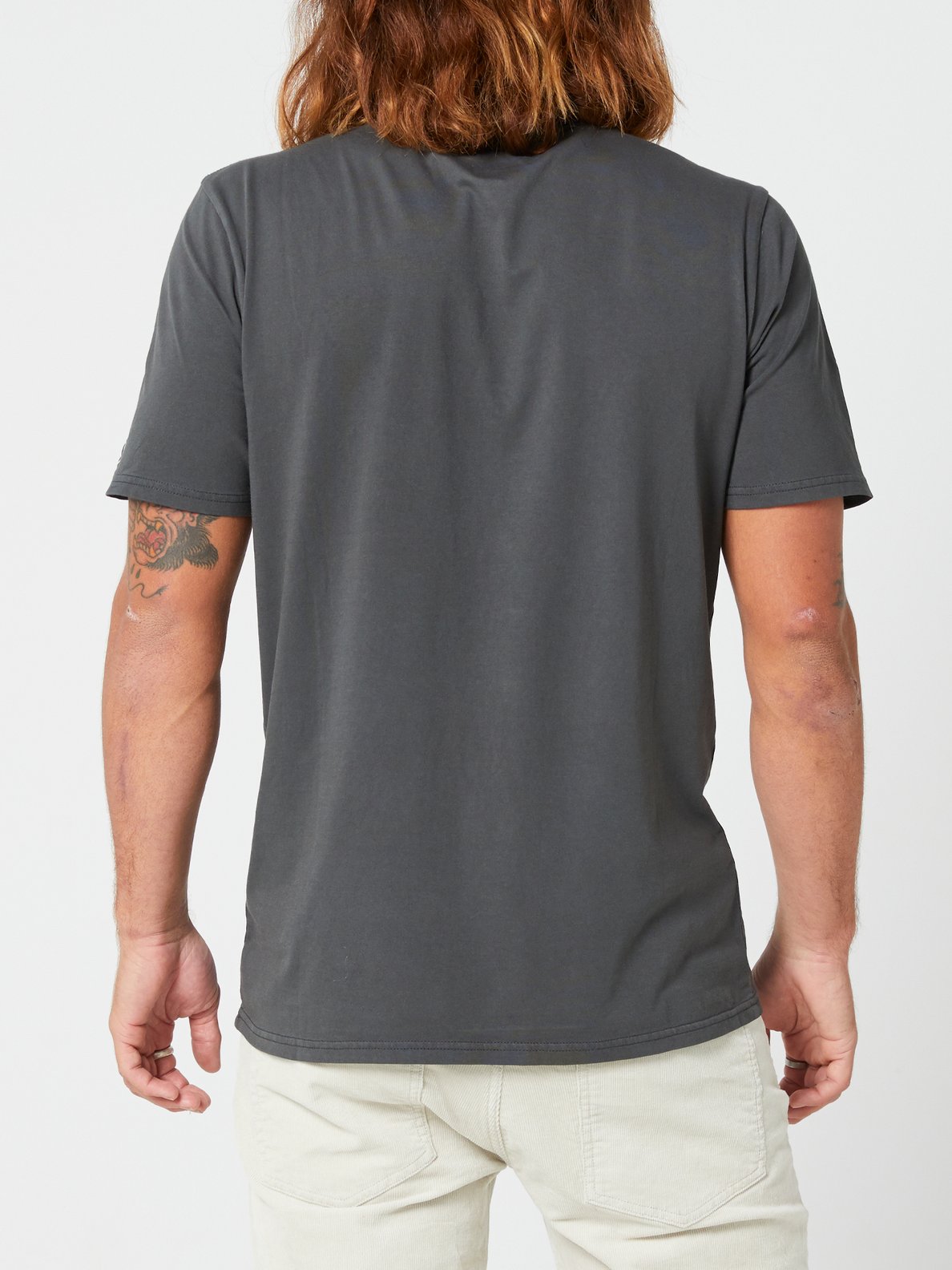 Volcom Aus Wash Short Sleeve Tee - Seedy Yellow Black