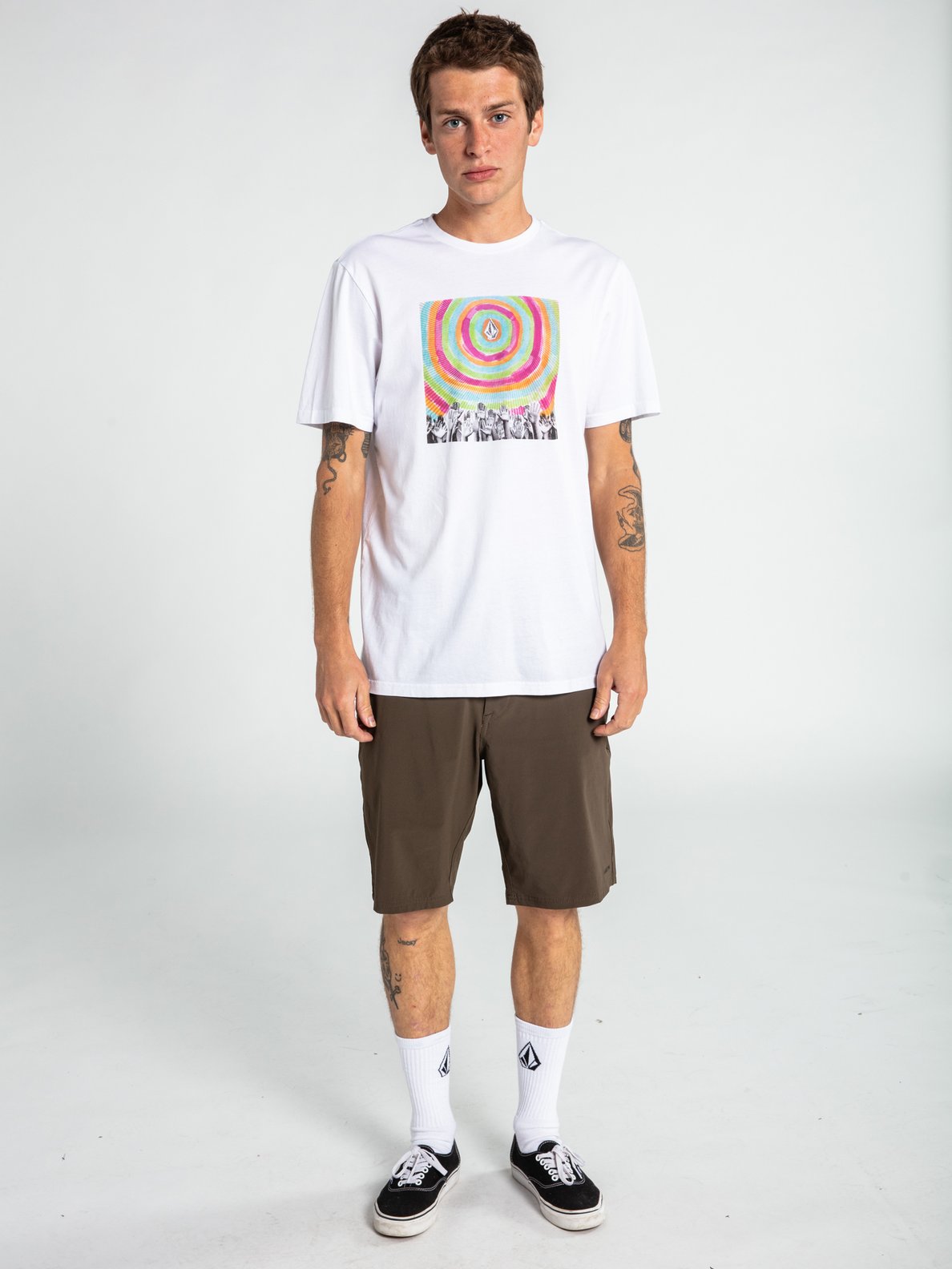 Volcom Bohnes 20" Hybrid Shorts - Military Wren