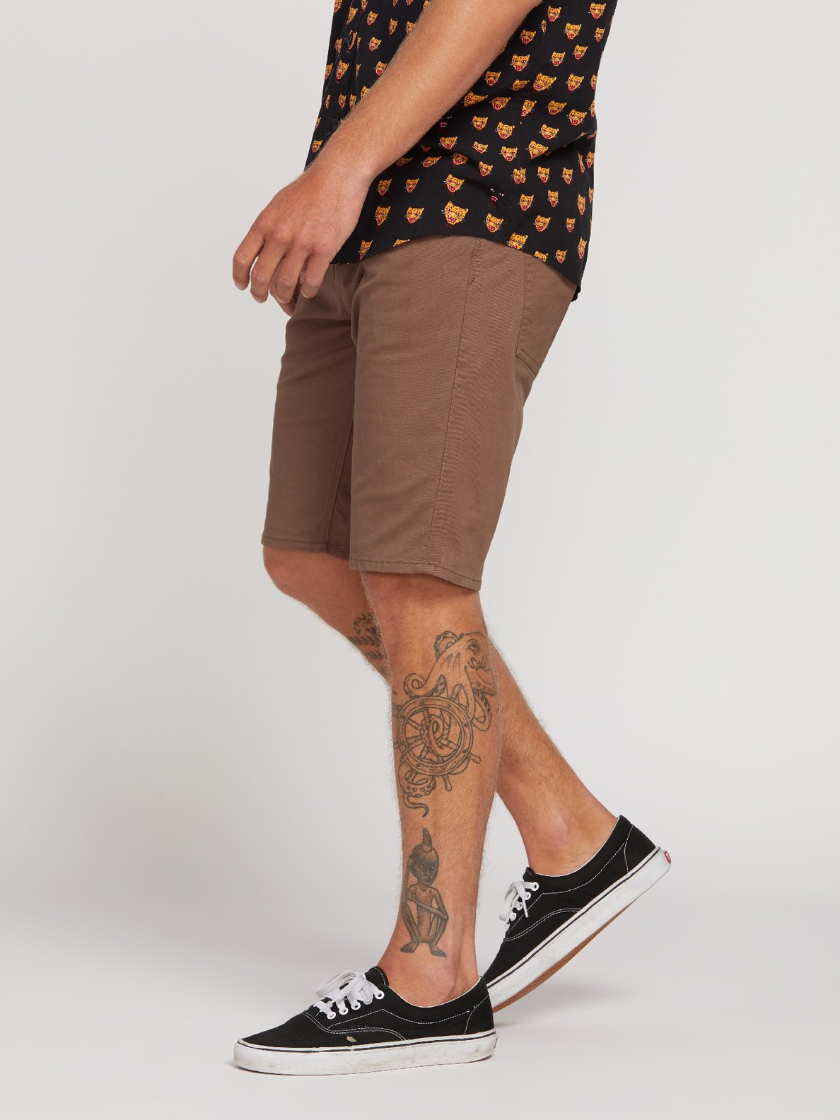 Volcom Solver Lite 5 Pocket Shorts - Black Mushroom