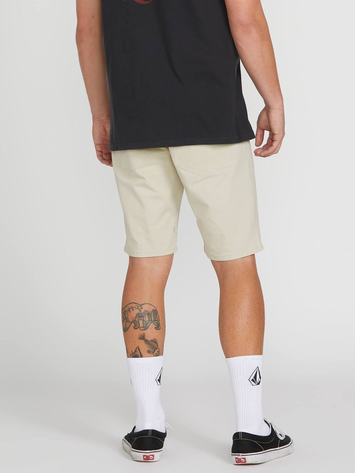 Volcom Solver Lite 5 Pocket Shorts - Black Stone