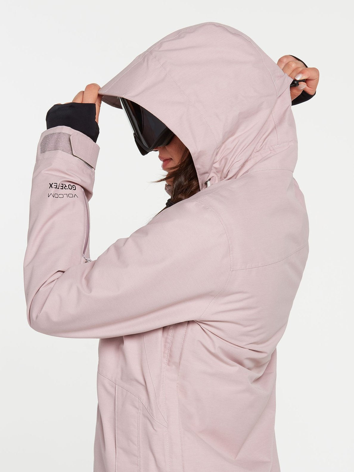 Volcom Womens Fern Insulated Gore Pullover - Hazey Pink Hazey pink