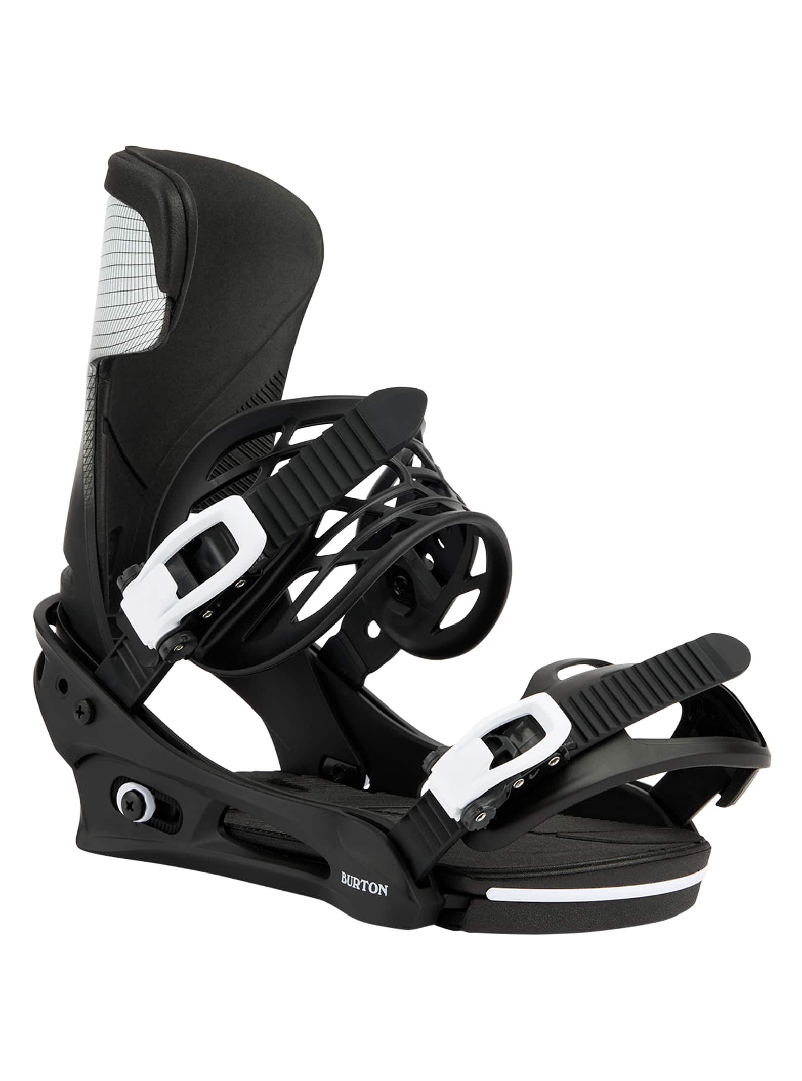 Burton Mission Re:Flex Snowboard Binding 2022 Black / white wing