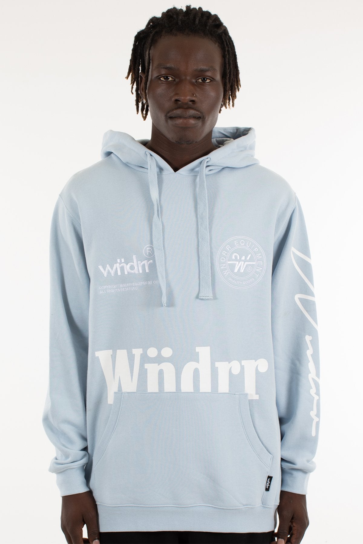 WNDRR BOUNTY HOOD SWEAT Sky blue