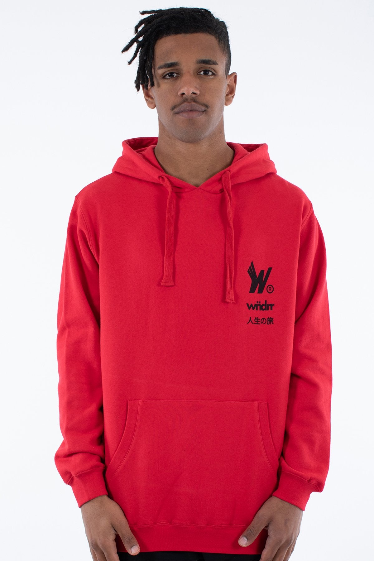 WNDRR WINGS HOOD SWEAT Red