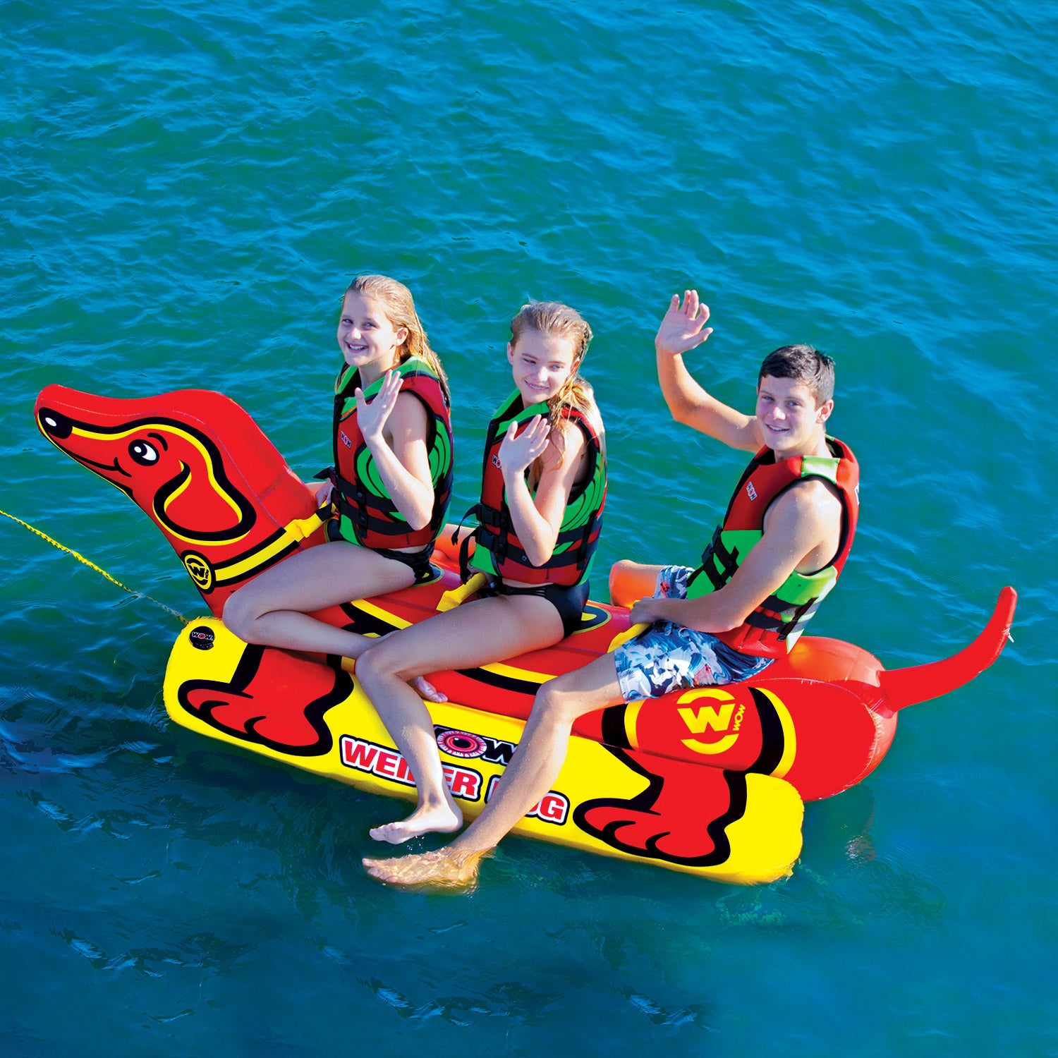 WOW Wiener Dog 3 Person Tube