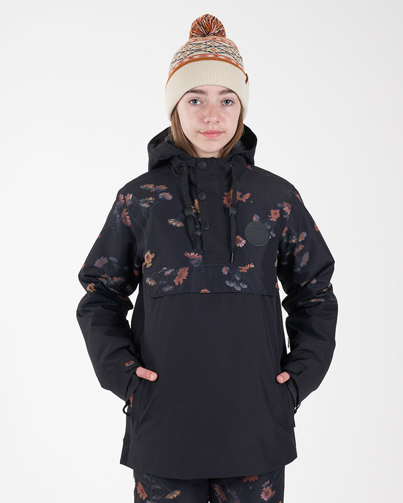 XTM Riley Youth Anorak Snow Jacket Floral