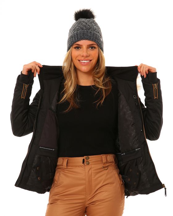 XTM ST MORITZ LADIES SKI JACKET Black
