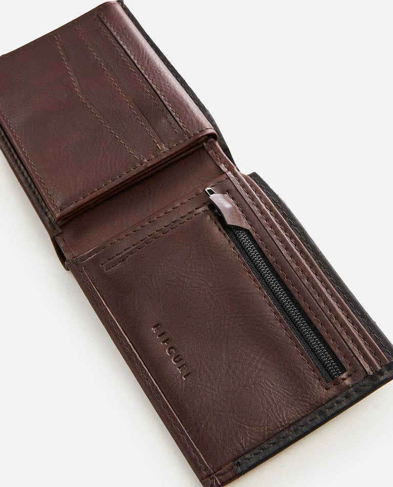 Ripcurl Ridge PU All Day Wallet Black Tan