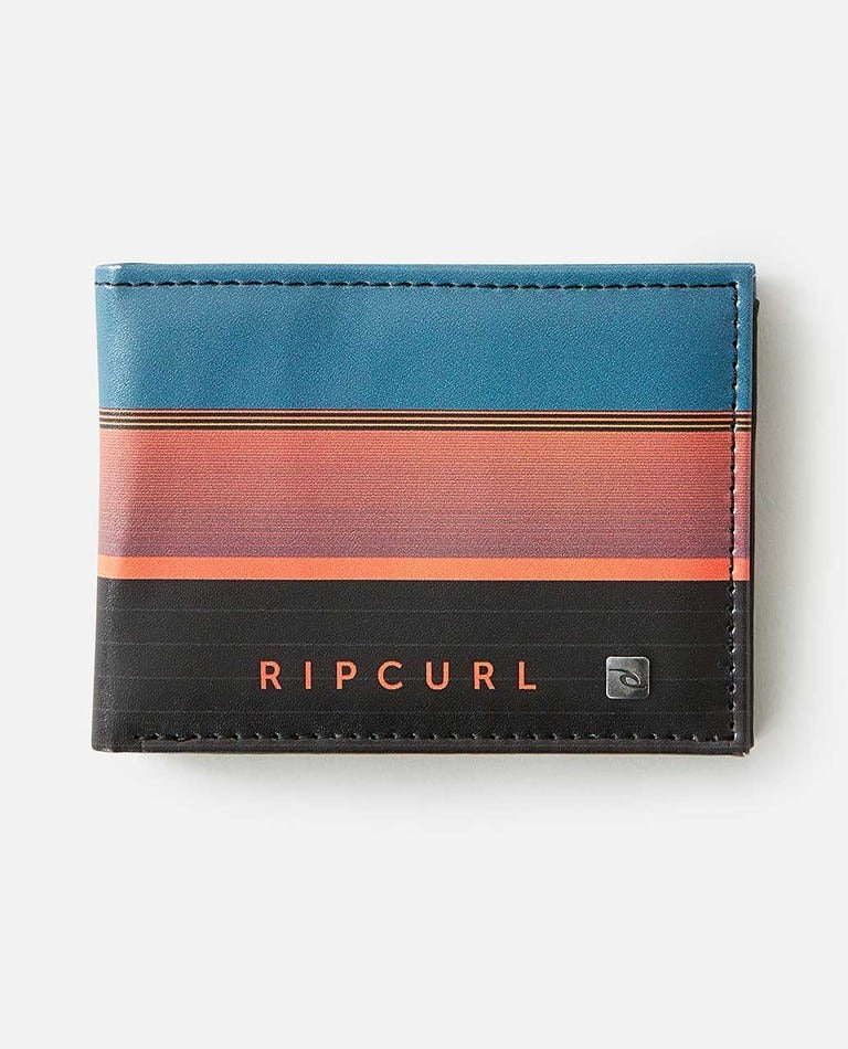 Ripcurl Combo PU Slim Wallet Black Green Multi