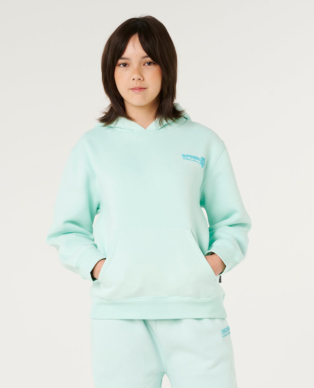 Hibiscus Heat Logo Hood - Kids