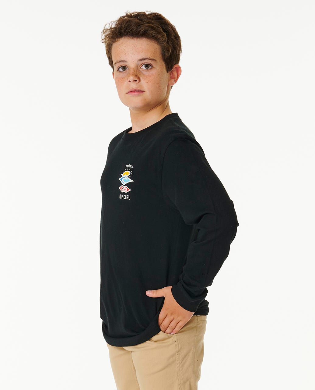 Search Icon Long Sleeve Tee - Boys (8-16 years)