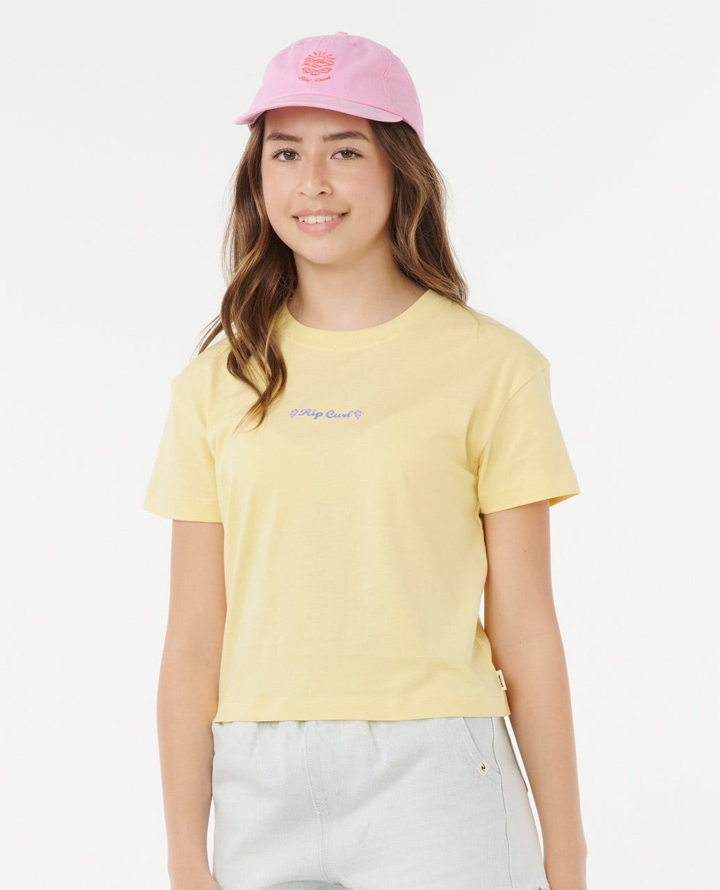 Sunset Skies Crop Tee - Girls (8-16 years)