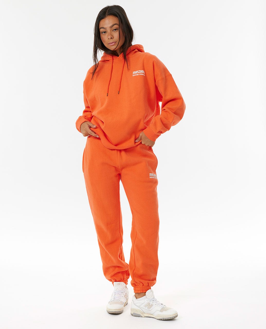 Rip Curl Surf Puff Heritage Hood Bright Orange