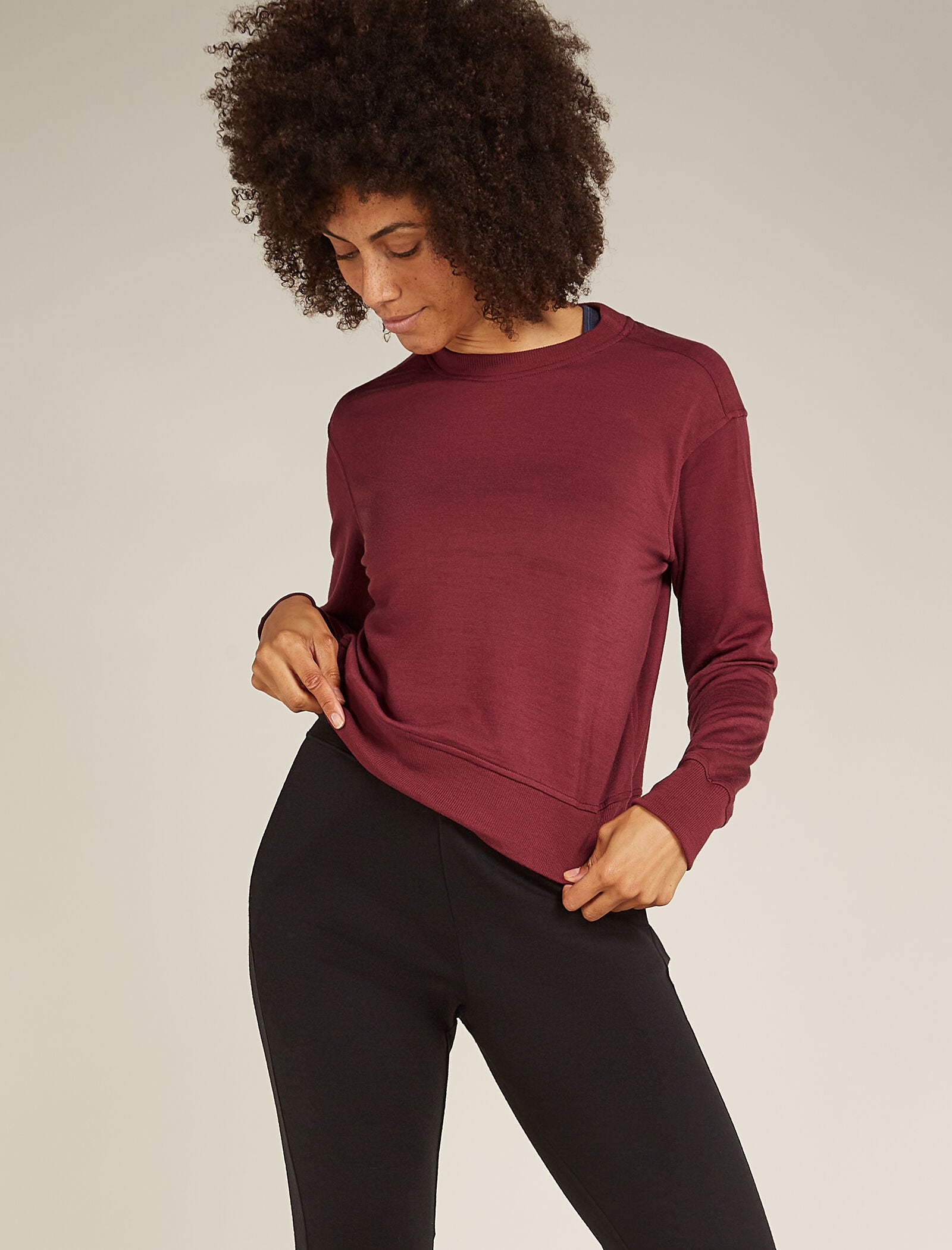 Women's Merino Blend 200 Crush Long Sleeve Sweatshirt