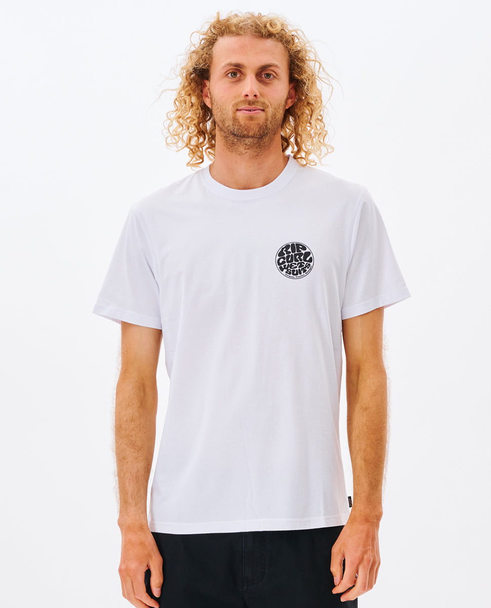 Ripcurl Wetsuit Icon Short Sleeve Tee White