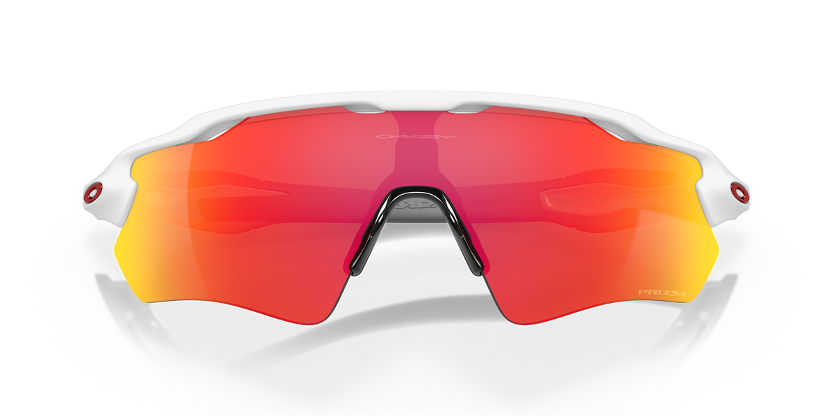 Radar EV Path Team Colors Sunglasses Polished White - Prizm Ruby Lens