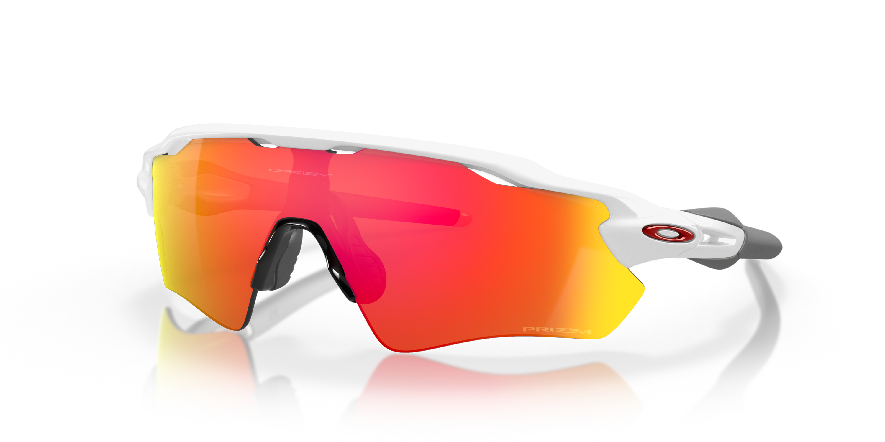 Oakley Radar EV Path Team Colors Sunglasses Polished White - Prizm