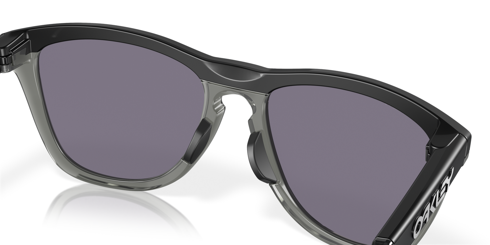 Frogskins Hybrid Sunglasses Matte Black - Prizm Grey Lens
