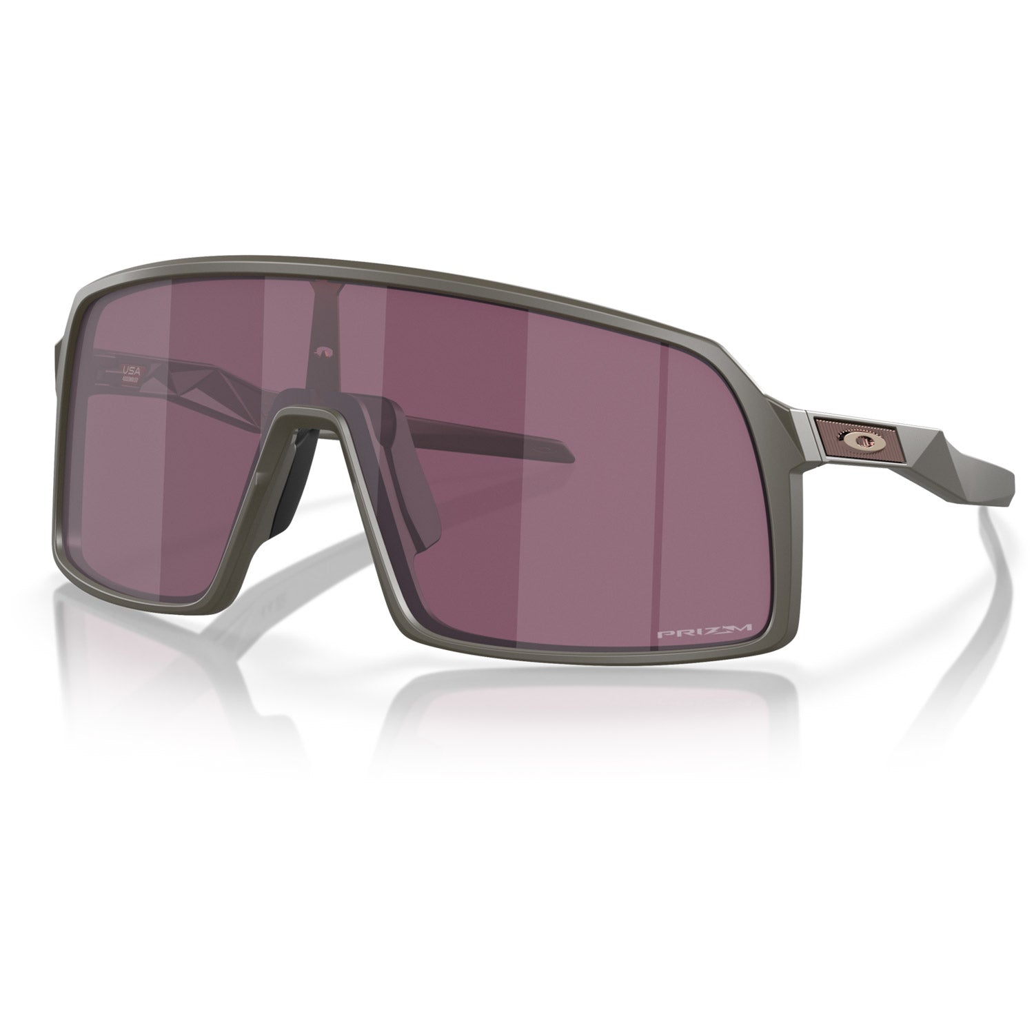 Sutro Sunglasses Matte Olive - Prizm Road Black Lens