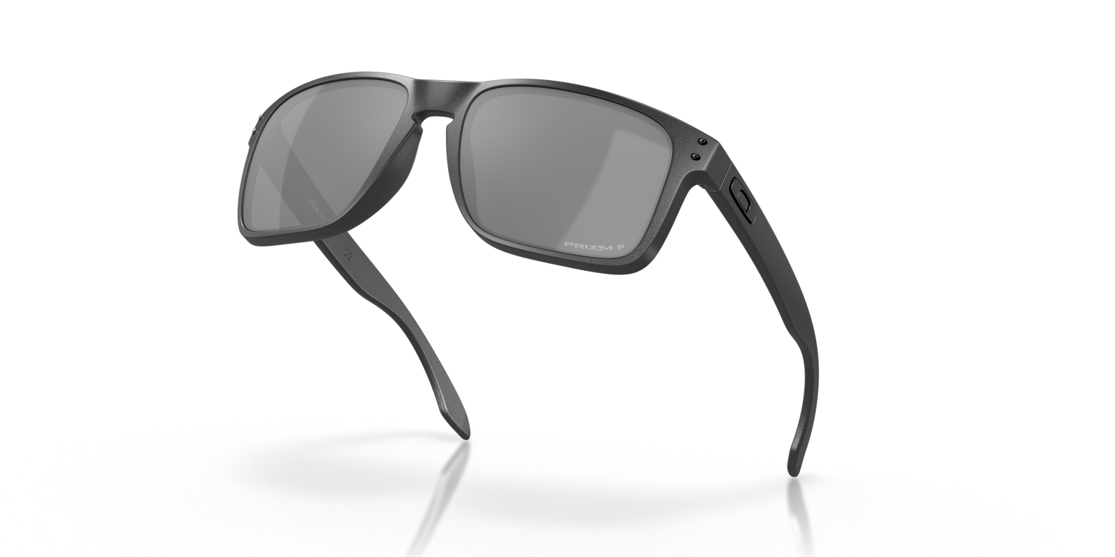 Holbrook XL Sunglasses Steel - Prizm Black Polarized Lens