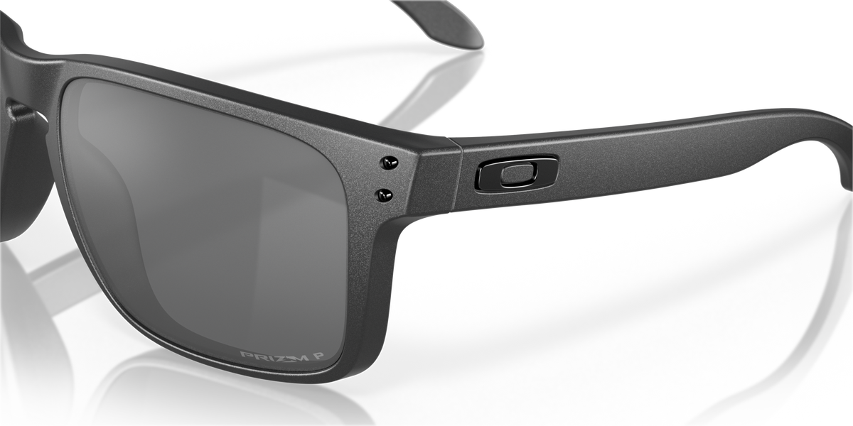 Holbrook XL Sunglasses Steel - Prizm Black Polarized Lens