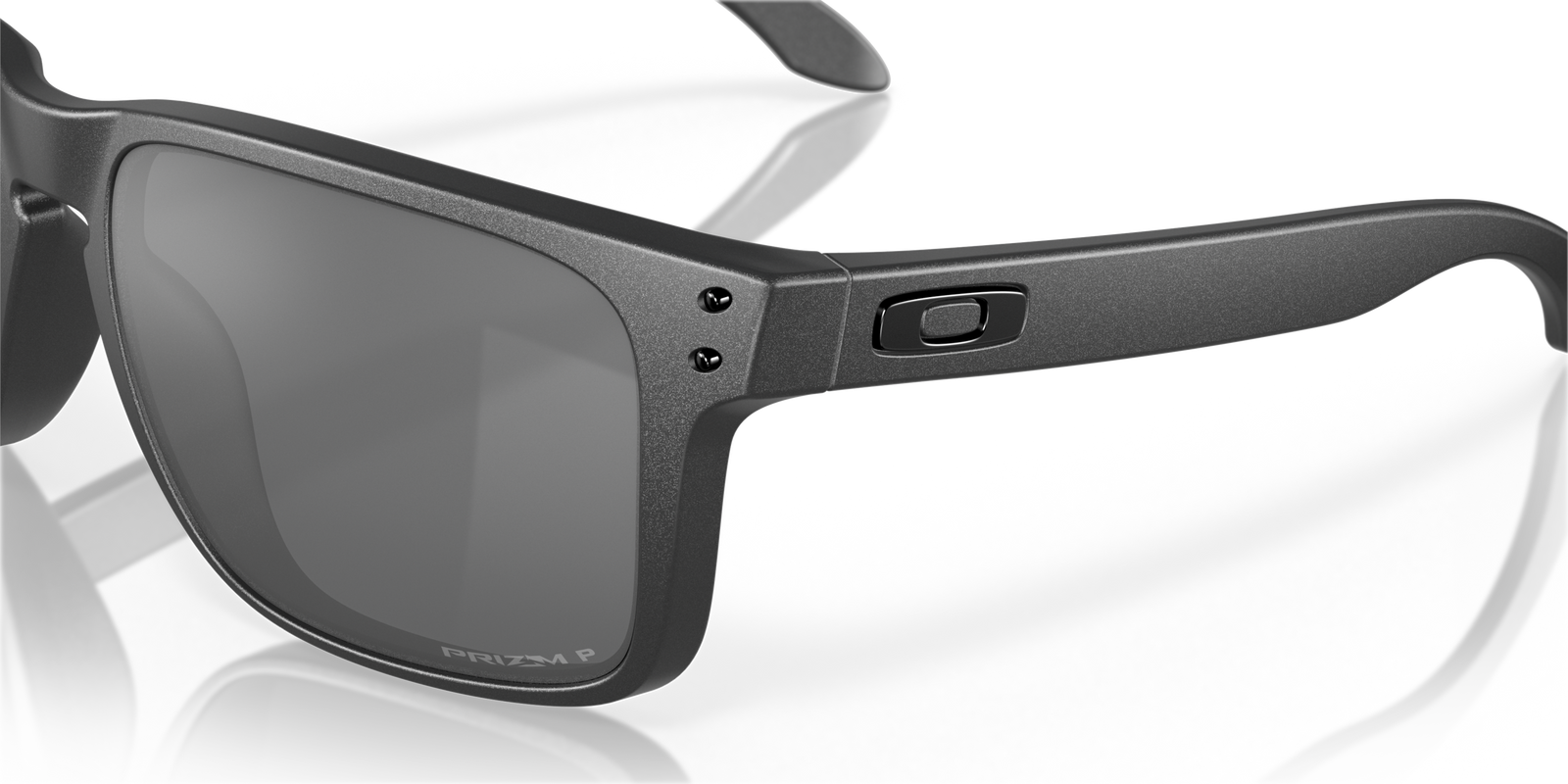 Holbrook XL Sunglasses Steel - Prizm Black Polarized Lens