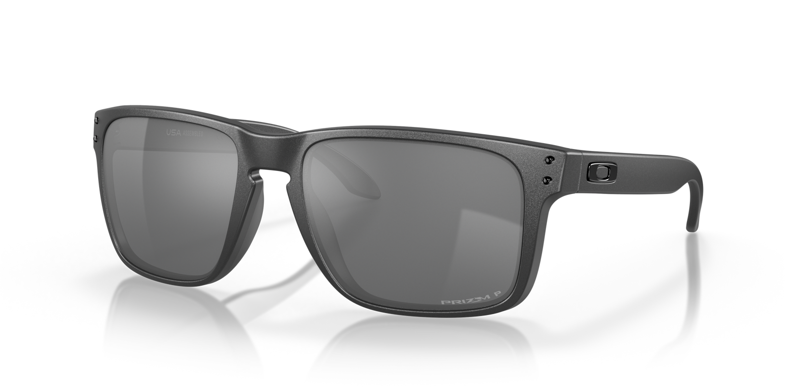 Holbrook XL Sunglasses Steel - Prizm Black Polarized Lens