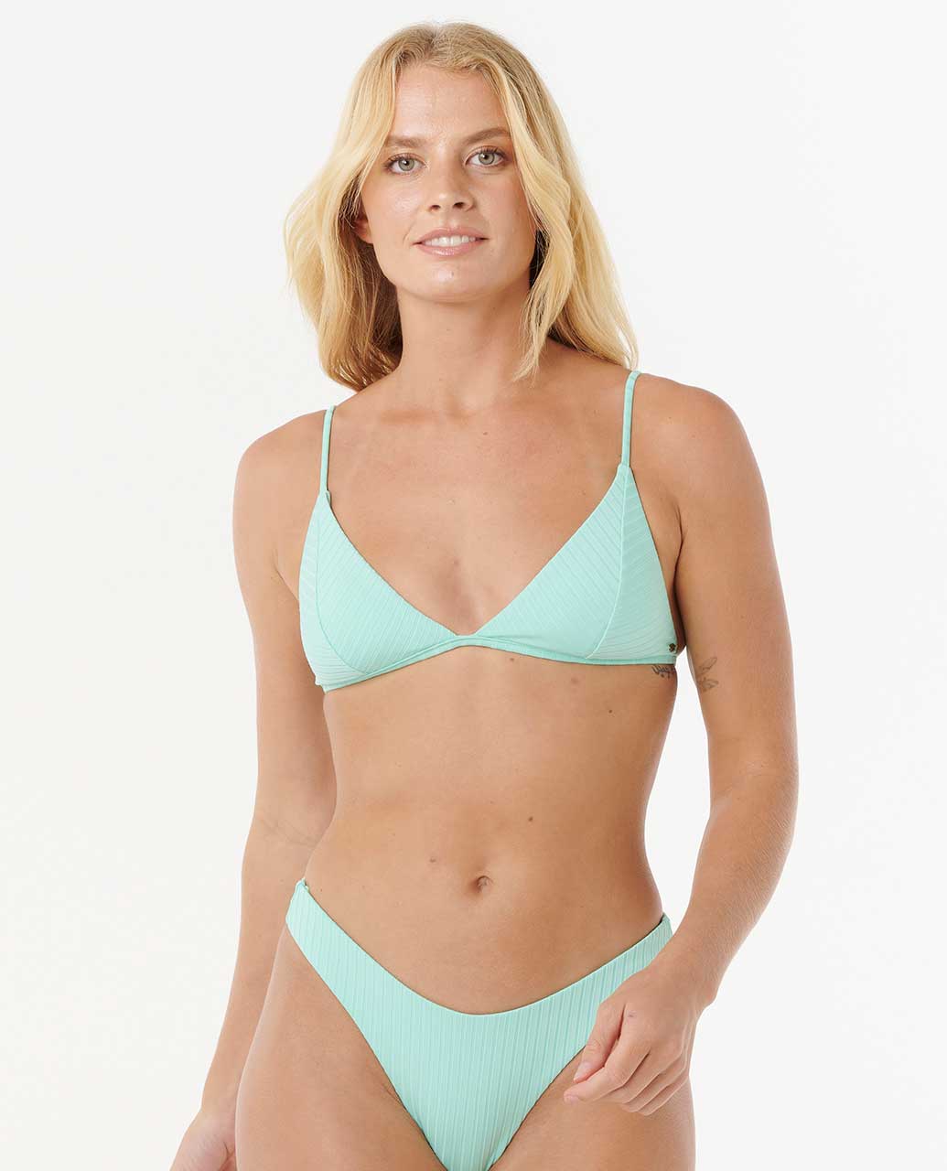 Premium Surf Banded Fixed Triangle Bikini Top