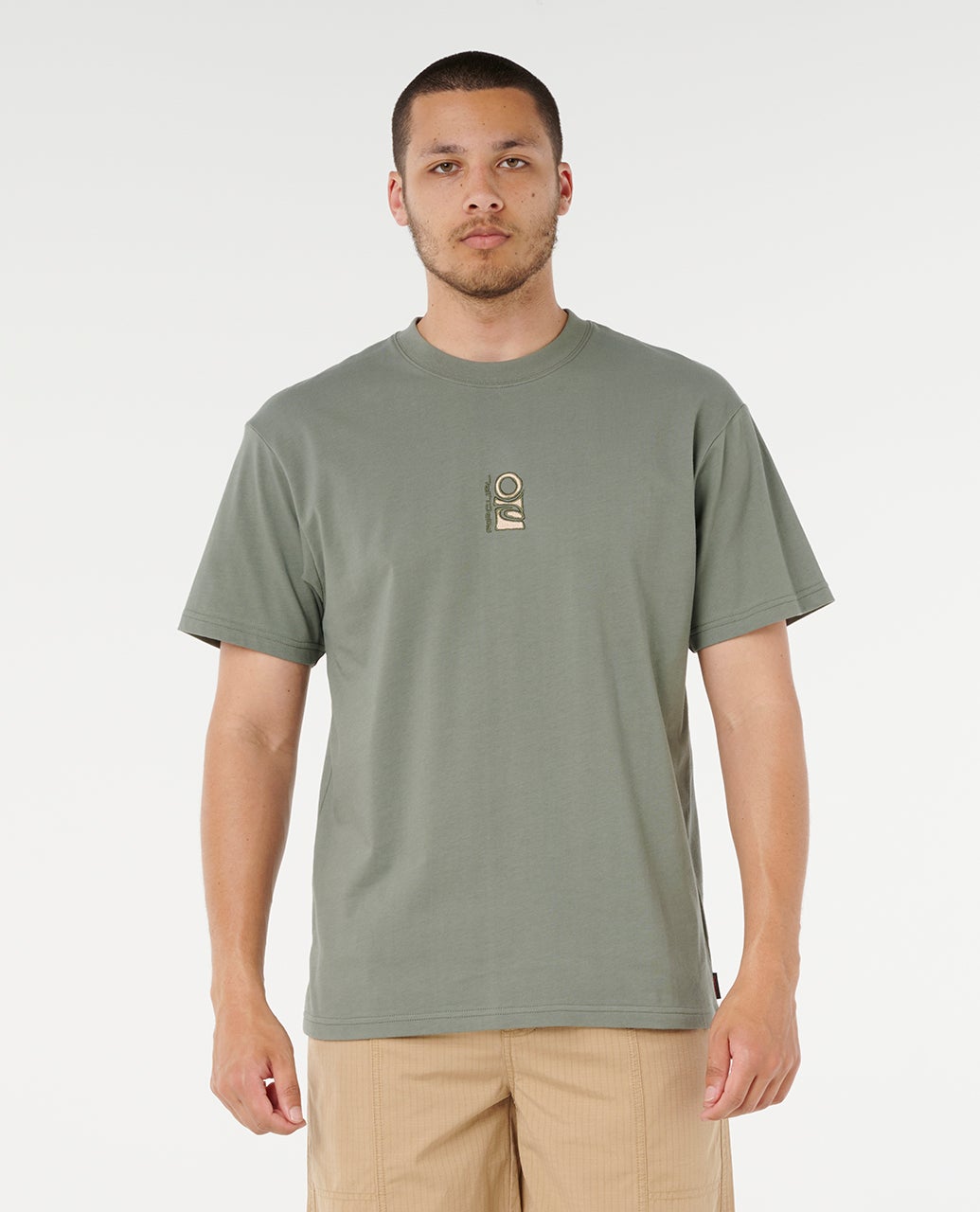 Search Stack Embroid Tee