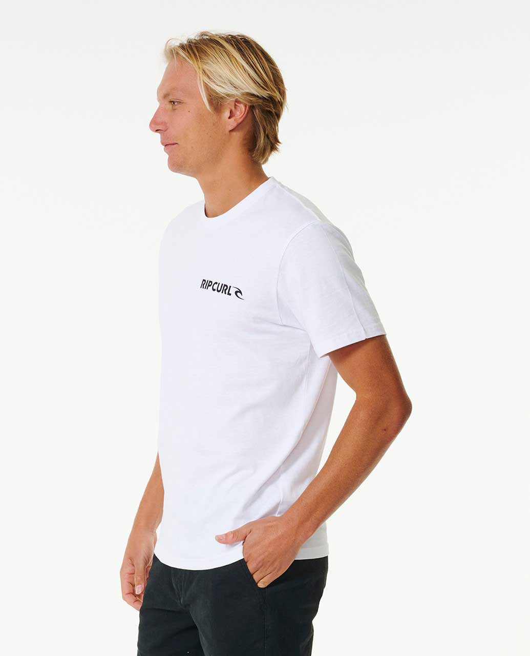 Ripcurl Brand Icon Tee White
