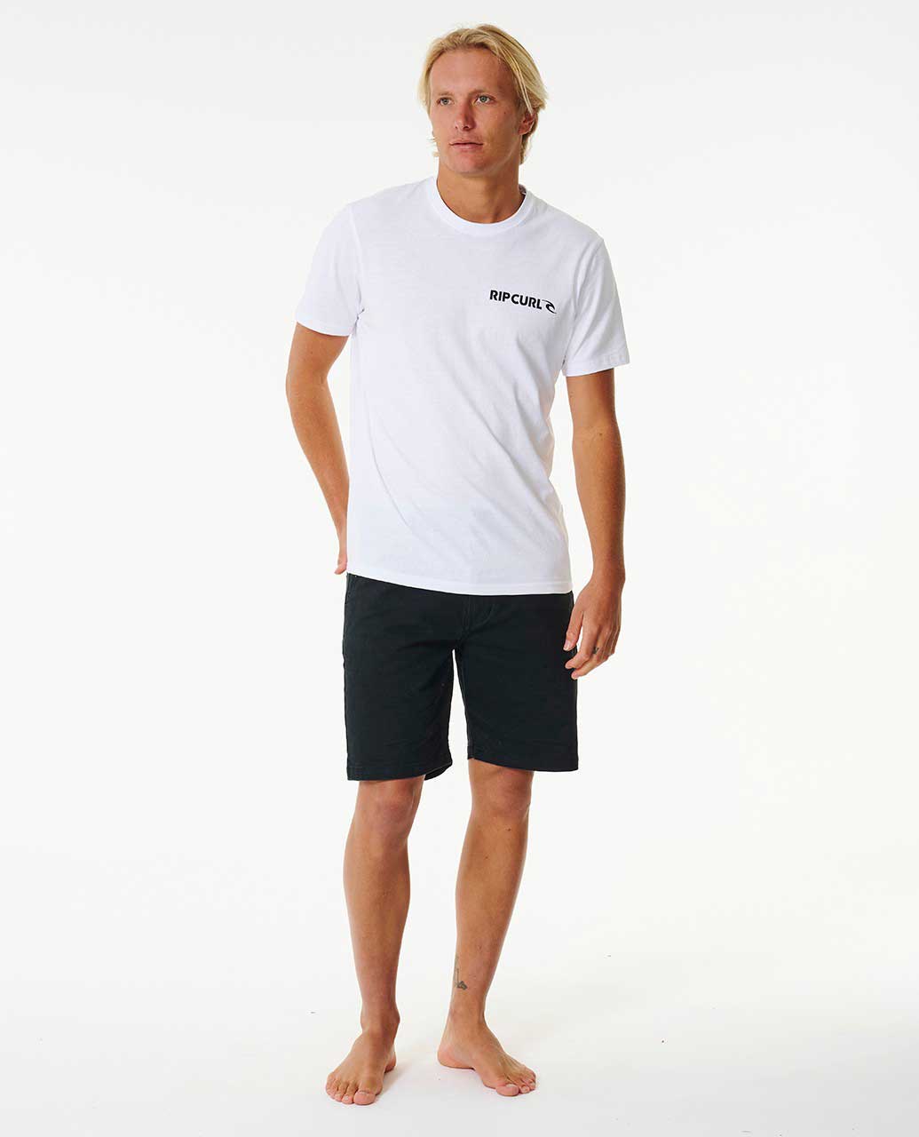 Ripcurl Brand Icon Tee White
