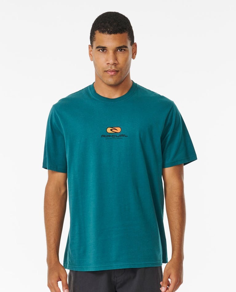 Ripcurl Pill Icon Short Sleeve Tee Blue Green