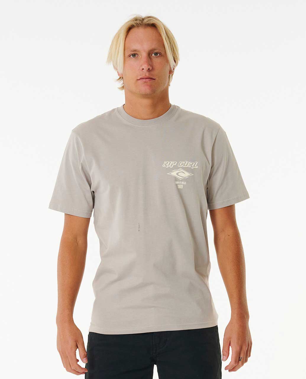 Ripcurl Fade Out Icon Tee Stone