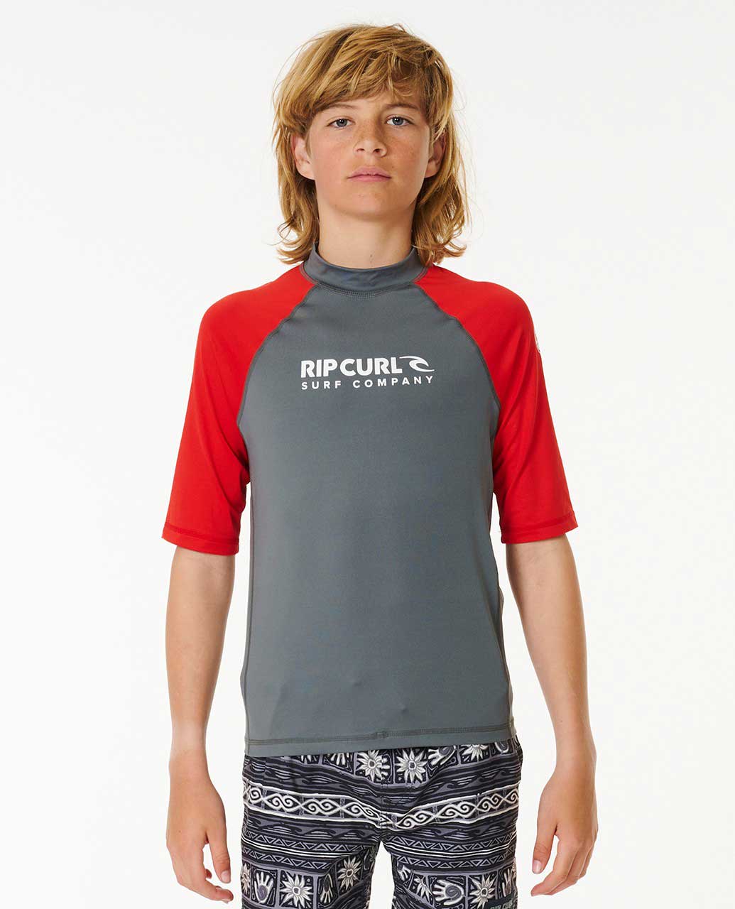 Shock UV Short Sleeve Rash Vest - Boys (8-16 years)