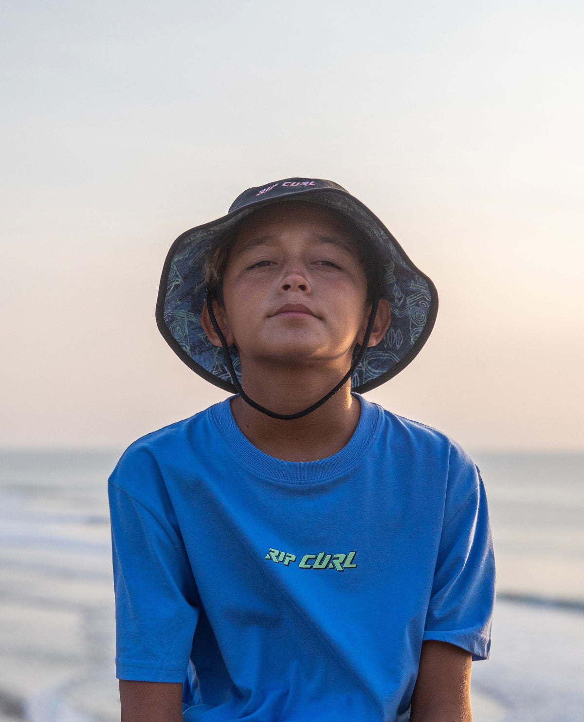 Kids Reversible Wide Brim Hat