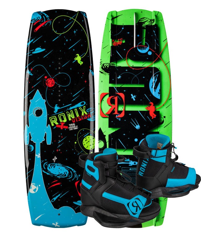 Vision Jr Wakeboard w/ Vison Boot Package