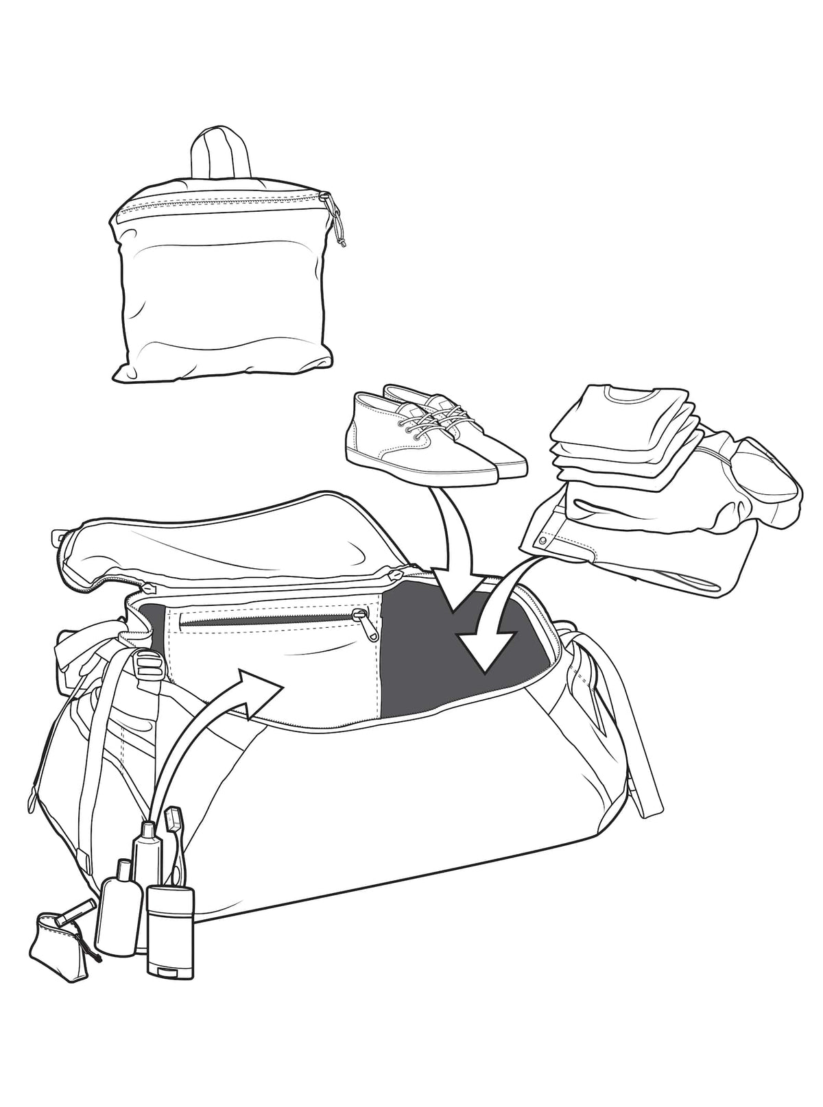 Multipath 40L Small Duffel Bag