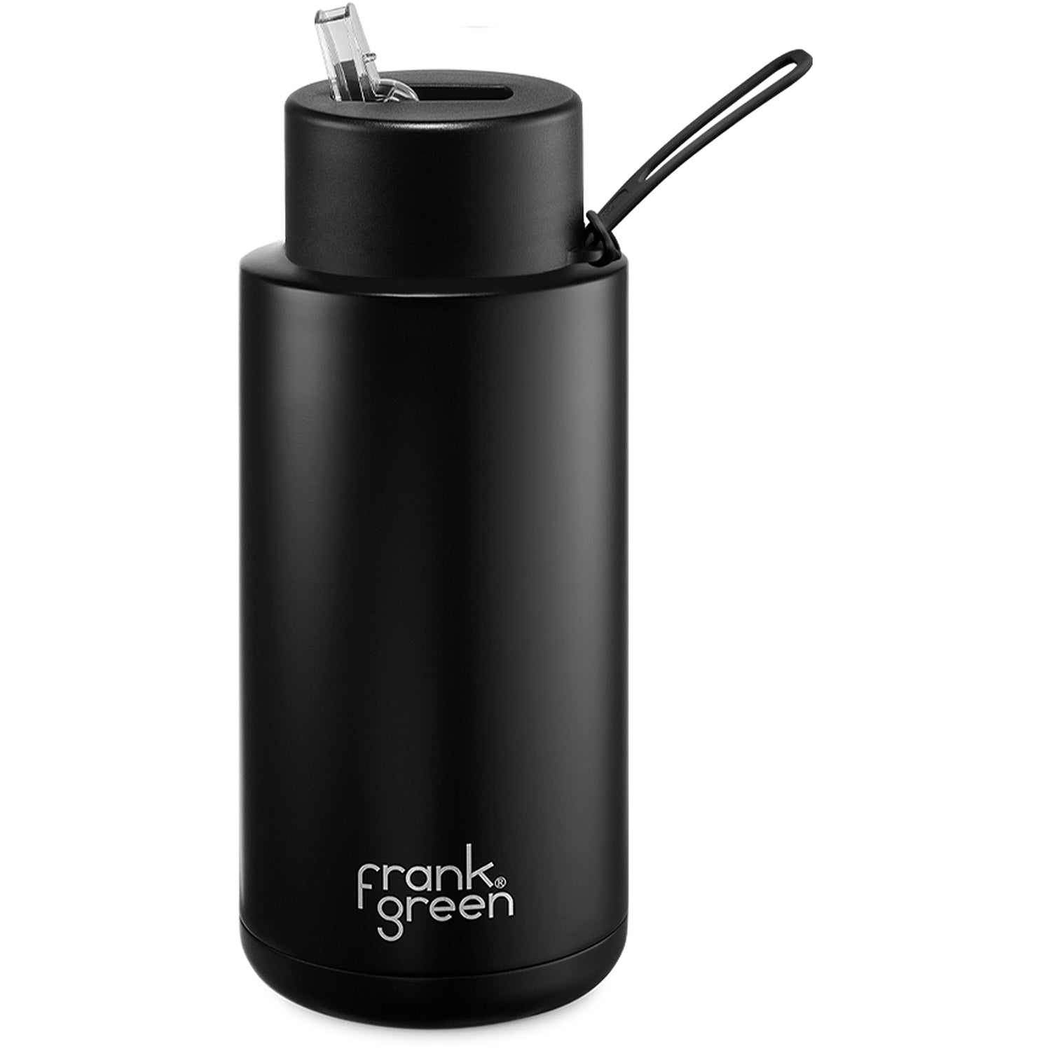 Ceramic 34oz w/ Straw Insulated Water Bottle