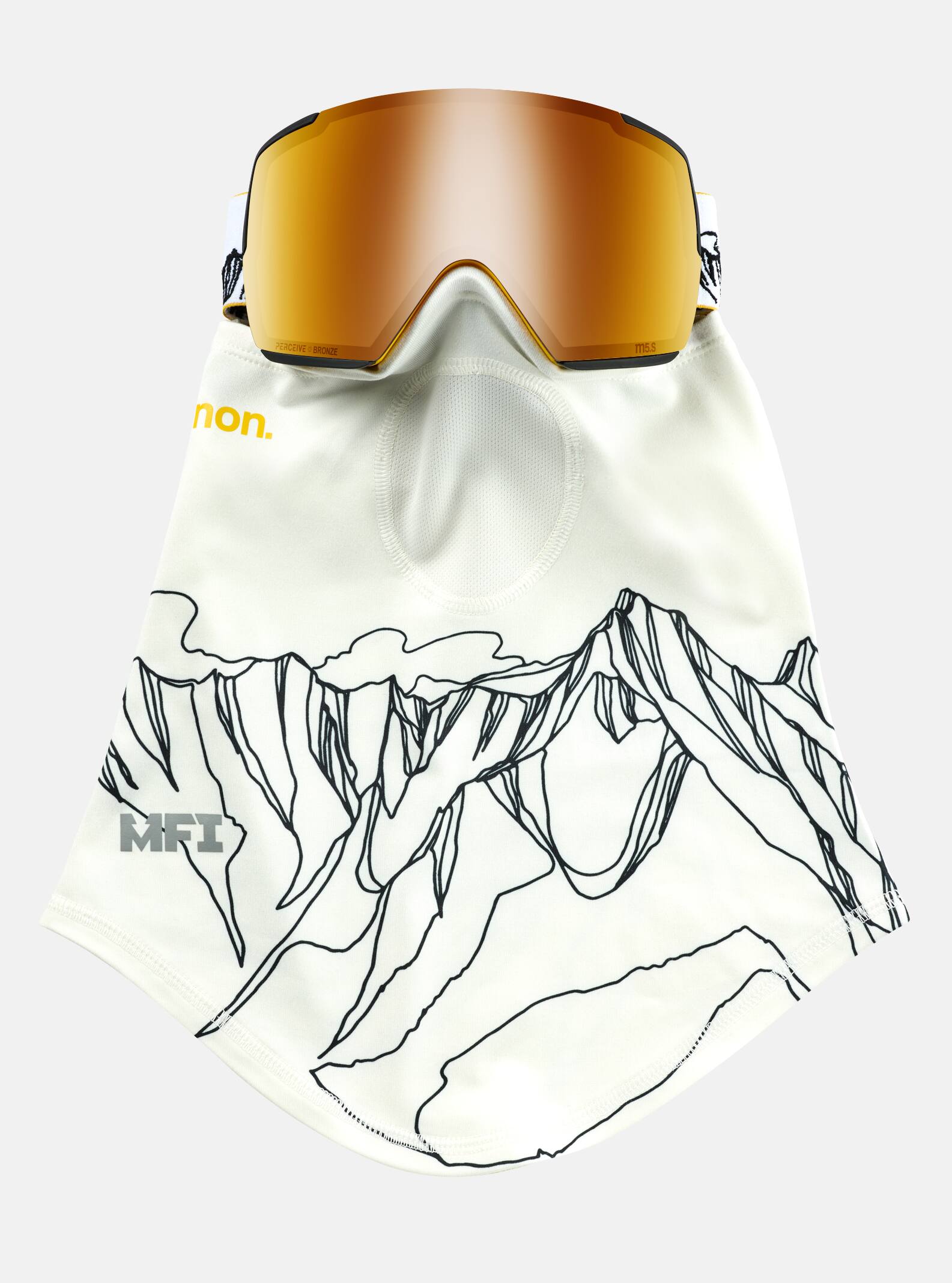 M5S Low Bridge Fit Snow Goggle
