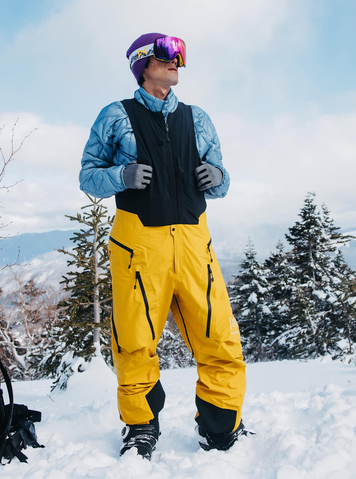 Men's [ak] Kalausi GORE-TEX C-KNIT 3L Bib Snowboard Pants