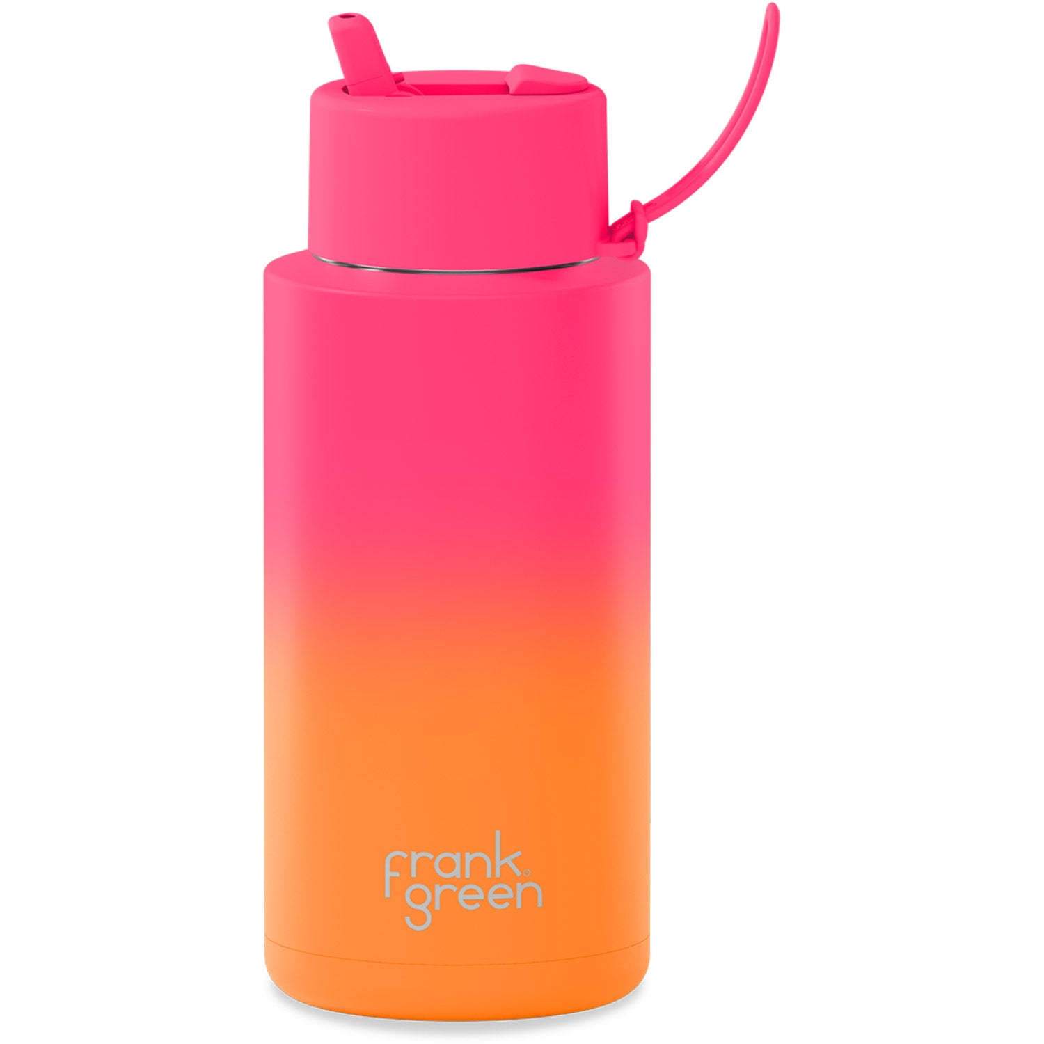 Ceramic 34oz w/ Flip Straw Insulated Water Bottle
