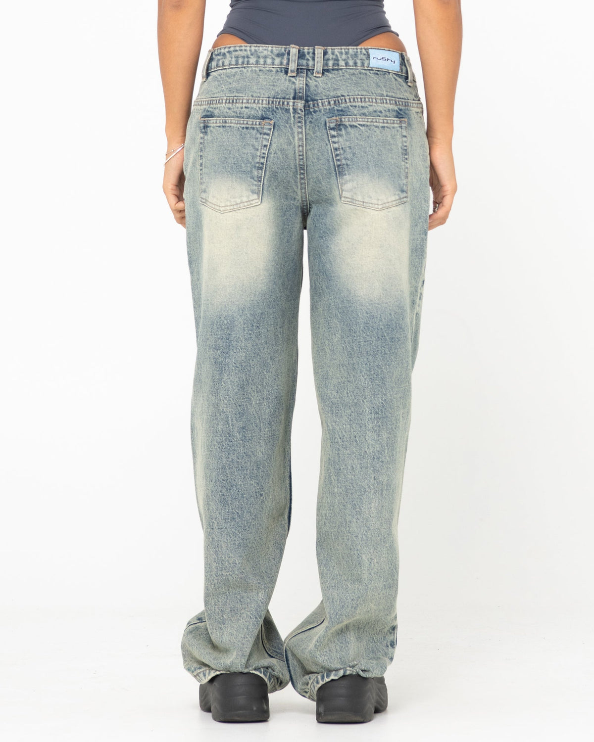 Low Rise Super Baggy Jean