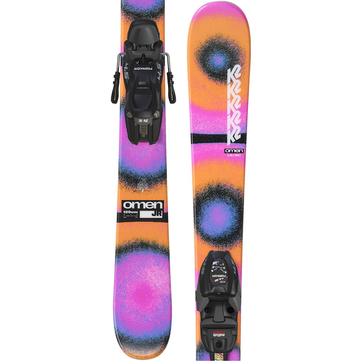 Jr Omen Skis w/ FDT 4.5 Bindings